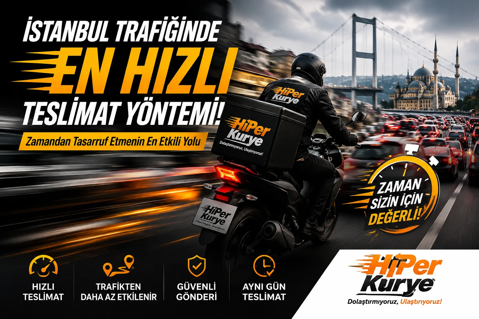 İstanbul Trafiğinde En Hızlı Teslimat Yöntemi Nedir? Zamandan Tasarruf Etmenin En Etkili Yolu