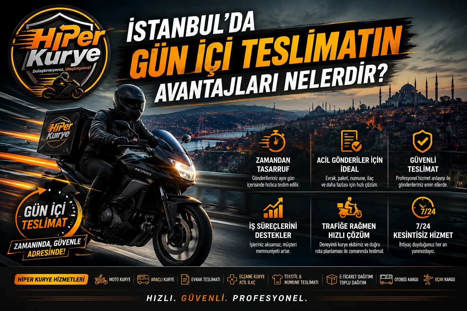 İstanbul da Gün İçi Teslimatın Avantajları Nelerdir?