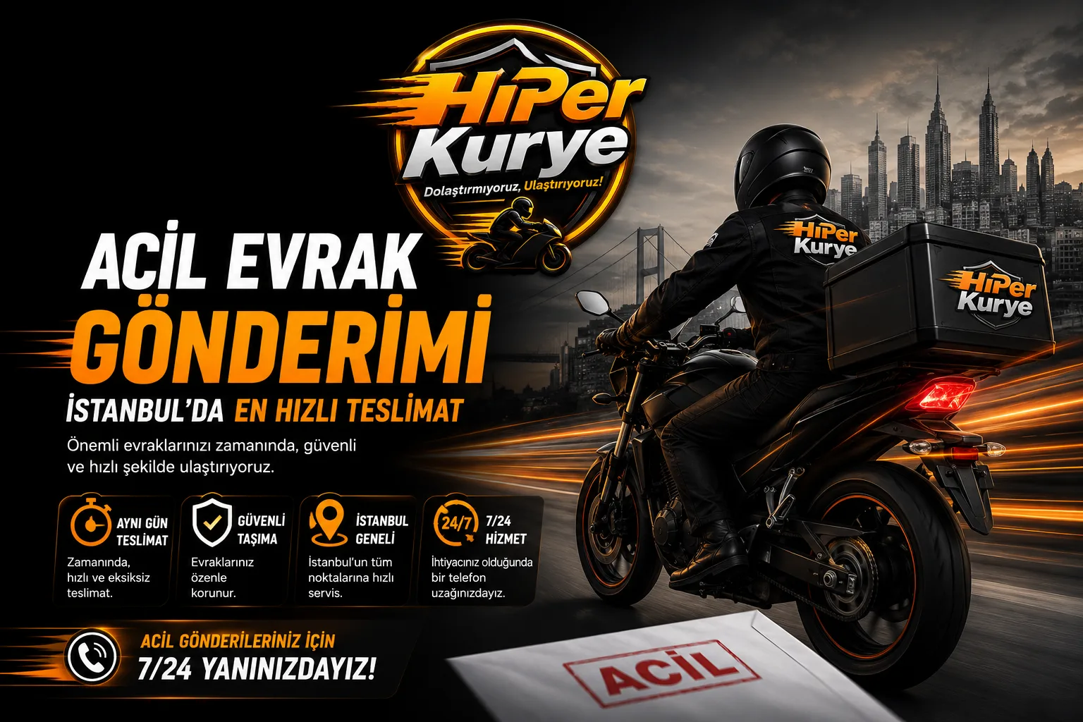 Acil Evrak Gönderimi: İstanbul’da En Hızlı Teslimat Nasıl Yapılır?