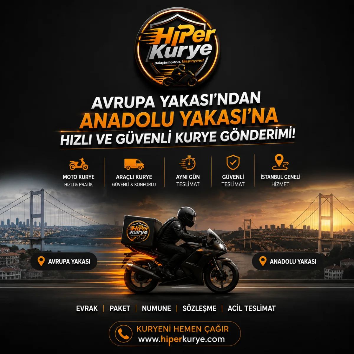Avrupa Yakası’ndan Anadolu Yakası’na Kurye Gönderimi Nasıl Yapılır?