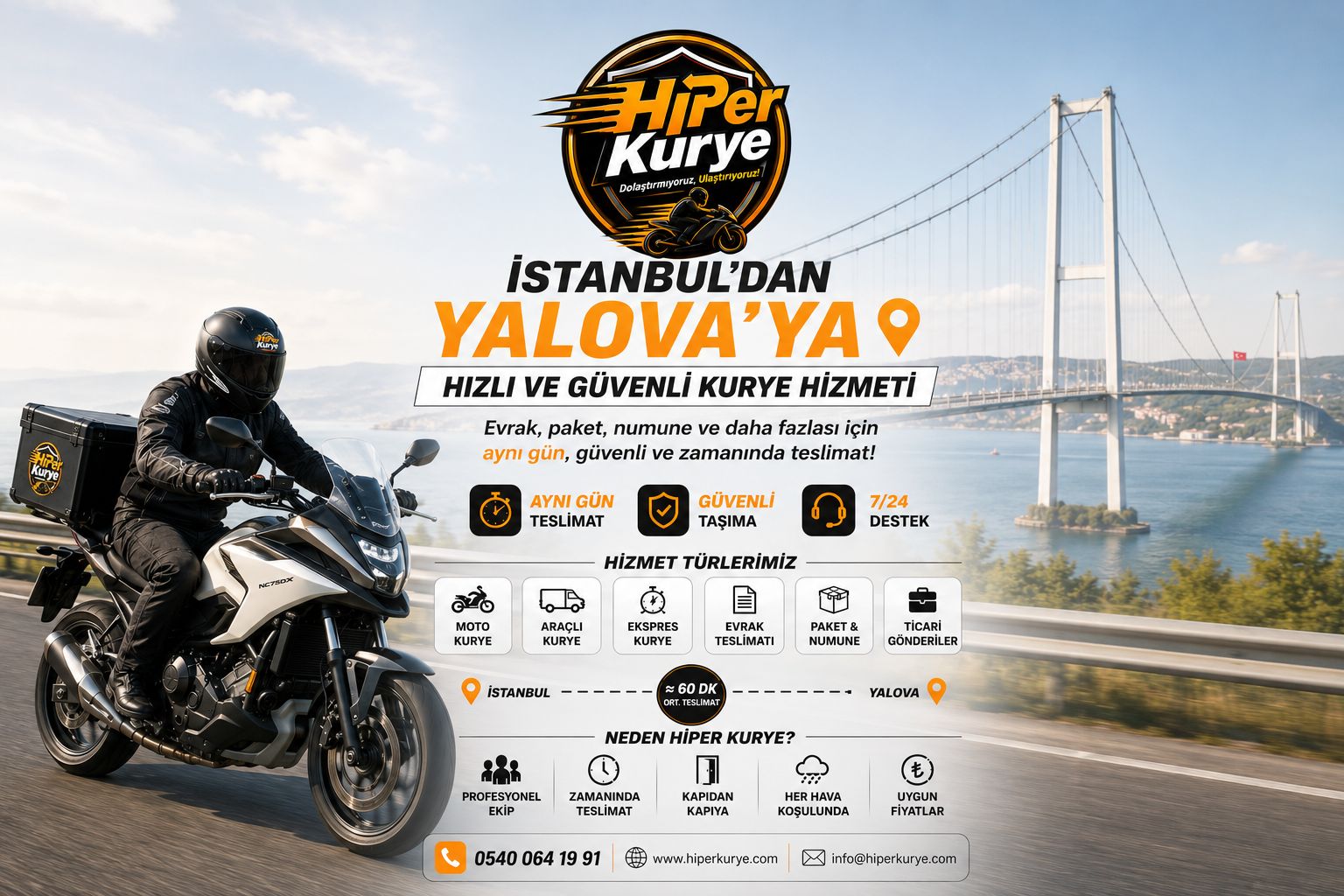 İstanbul’dan Yalova’ya Kurye Hizmeti: Hızlı ve Güvenli Gönderim