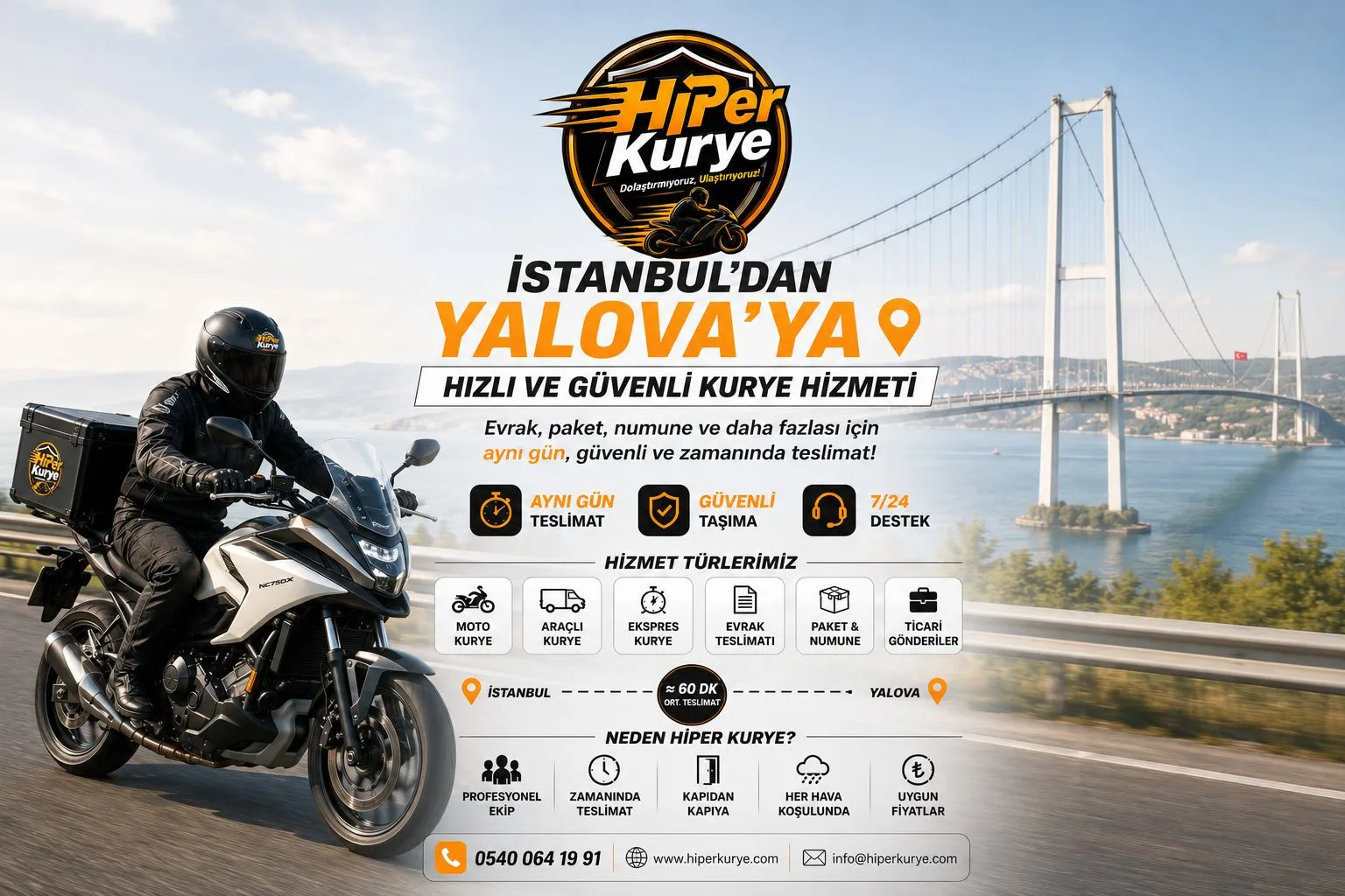 İstanbul’dan Yalova’ya Kurye Hizmeti: Hızlı ve Güvenli Gönderim