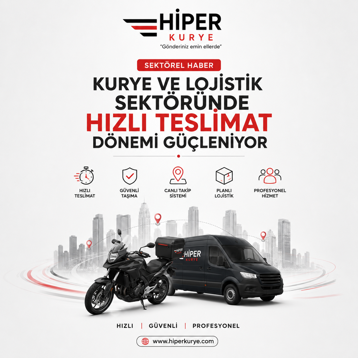 Kurye ve Lojistik Sektöründe Hızlı Teslimat Dönemi Güçleniyor