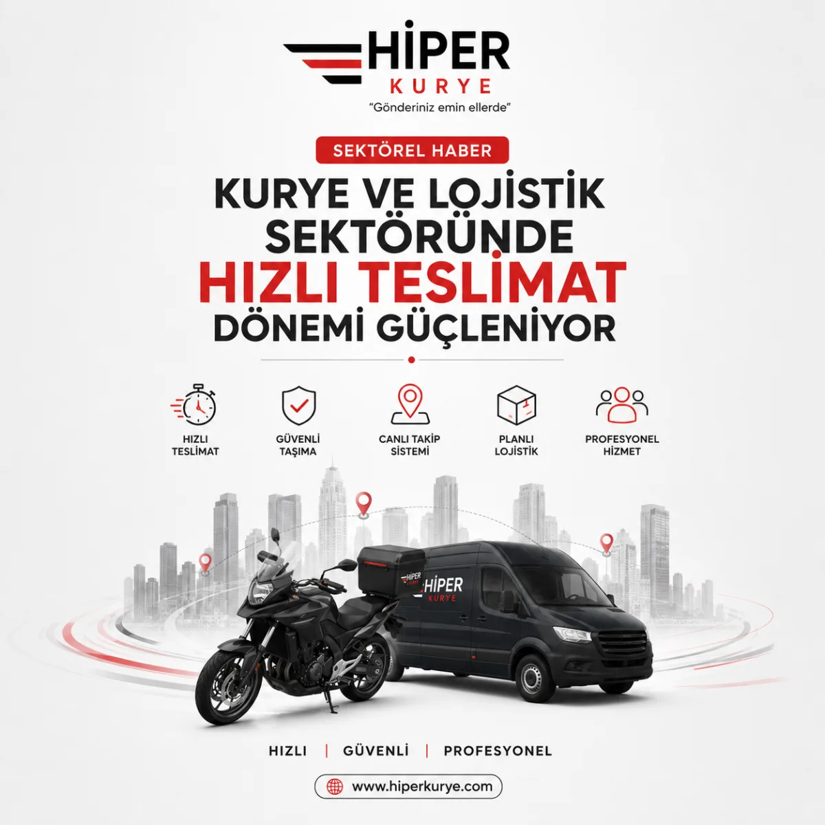 Kurye ve Lojistik Sektöründe Hızlı Teslimat Dönemi Güçleniyor