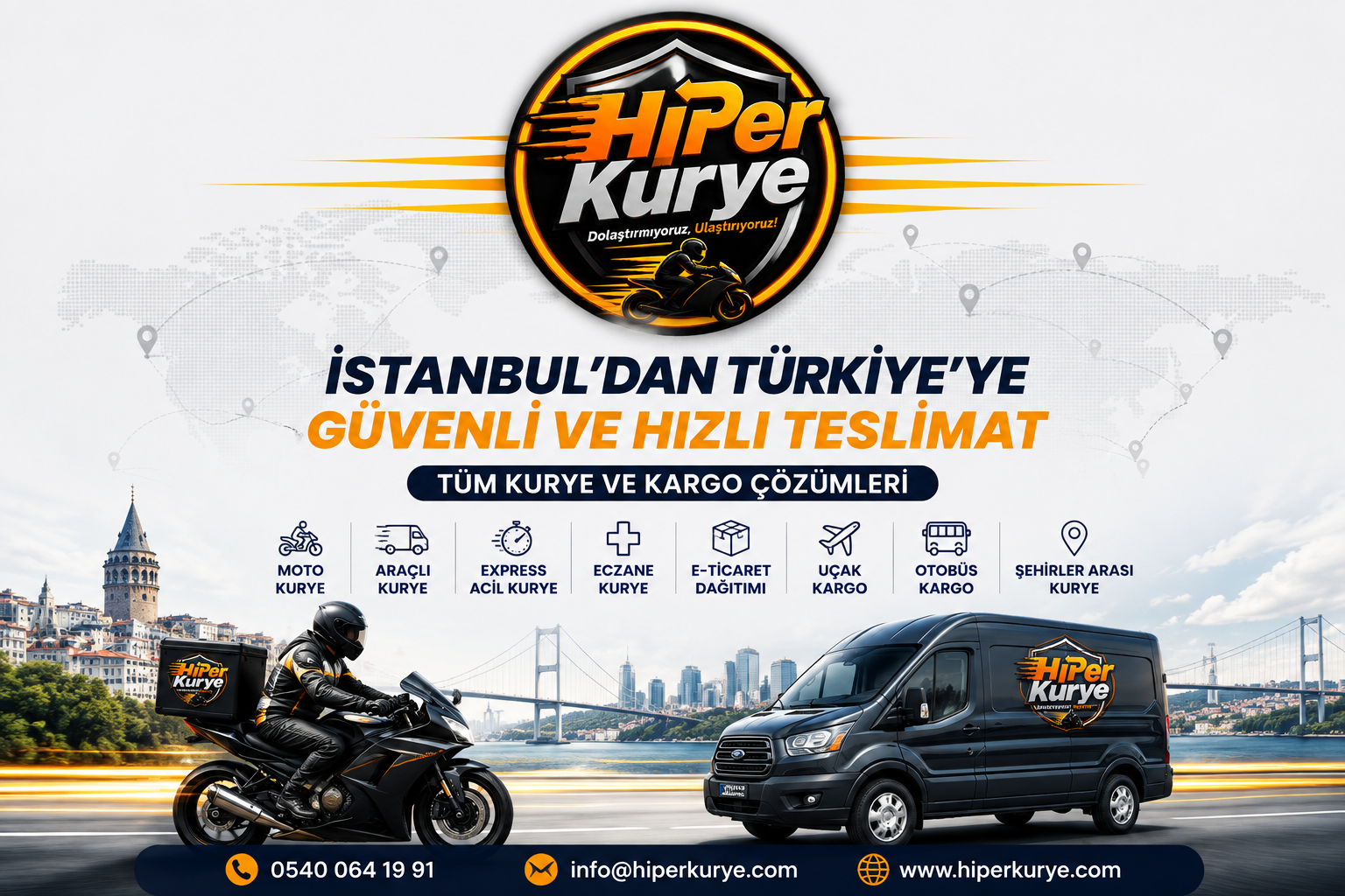 İstanbul Kurye ve Şehirler Arası Kurye Hizmetleri | Hiper Kurye
