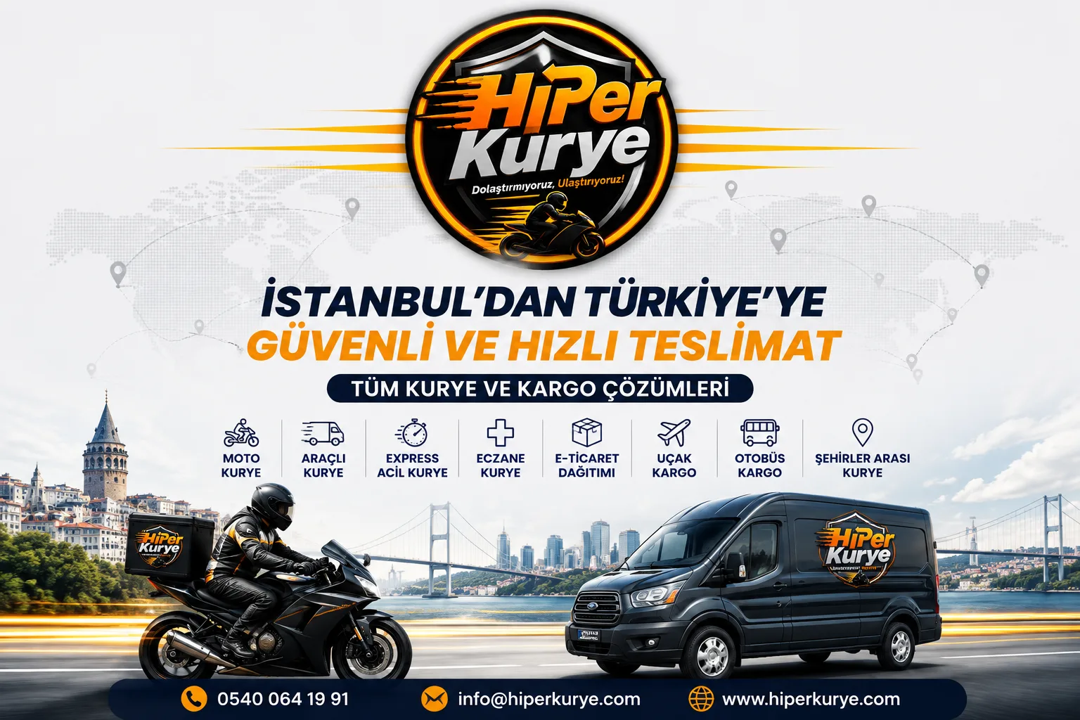 İstanbul Kurye ve Şehirler Arası Kurye Hizmetleri | Hiper Kurye