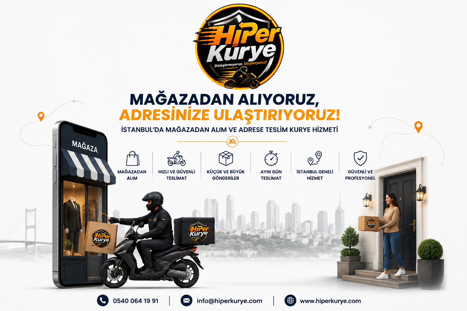 İstanbul Mağazadan Alım ve Adrese Teslim Kurye | Hiper Kurye