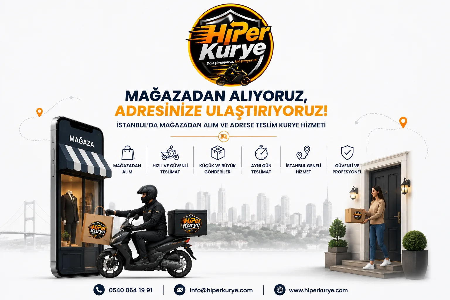 İstanbul Mağazadan Alım ve Adrese Teslim Kurye | Hiper Kurye