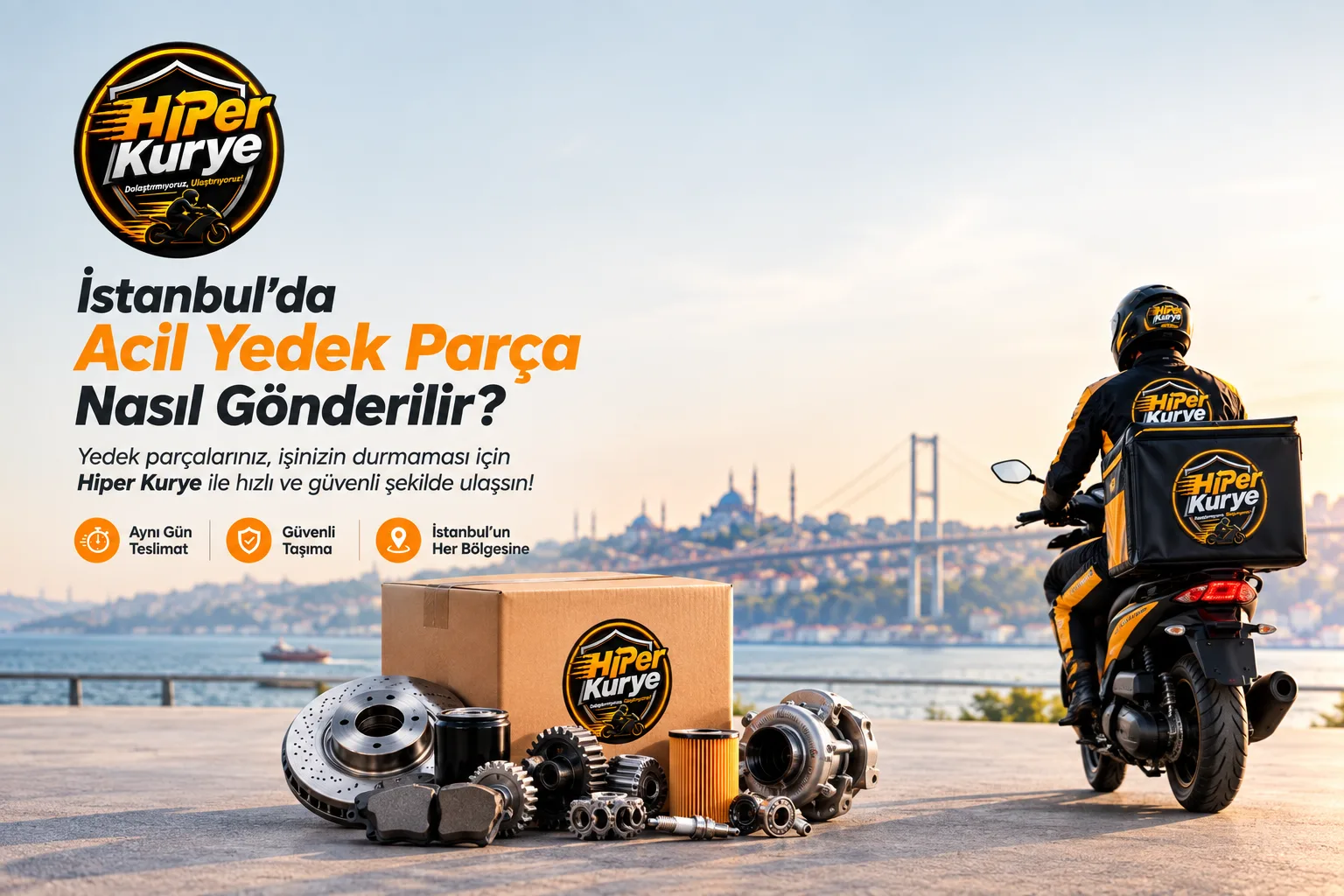 İstanbul da Acil Yedek Parça Gönderimi | Hiper Kurye