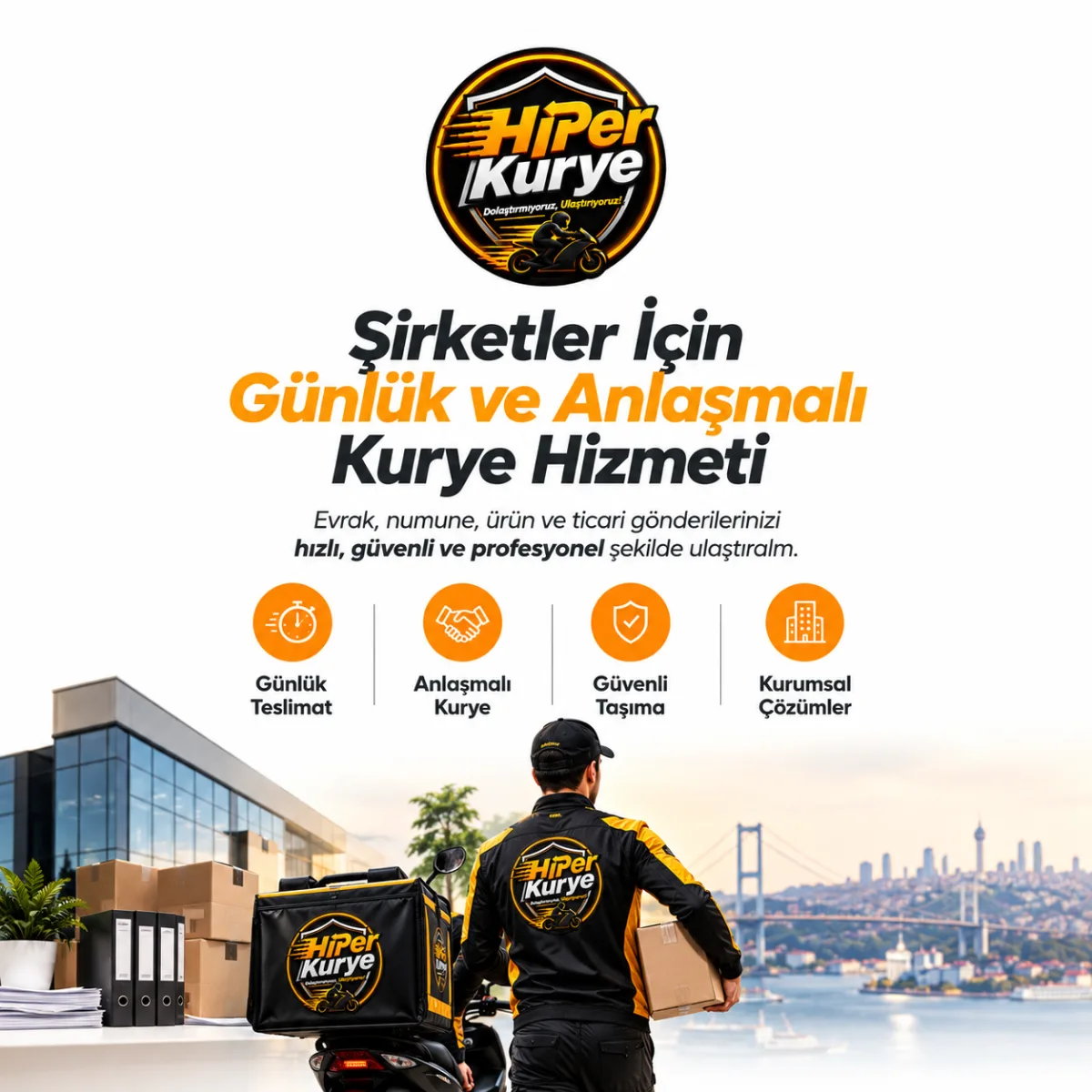 Şirketler İçin Günlük ve Anlaşmalı Kurye Hizmeti | Hiper Kurye