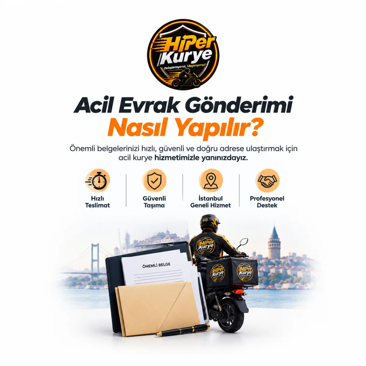 Acil Evrak Gönderimi Nasıl Yapılır? | Hiper Kurye