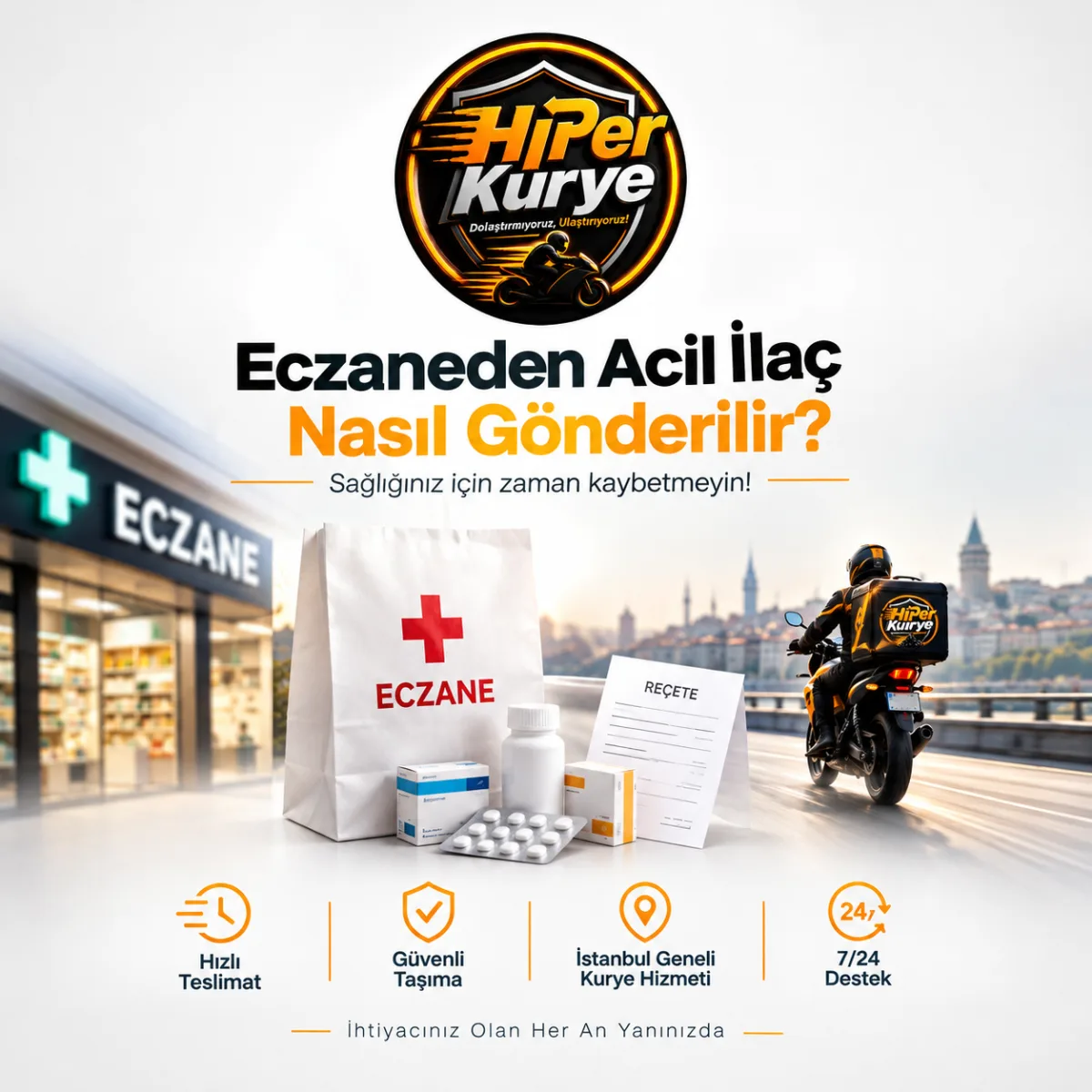 Eczaneden Acil İlaç Nasıl Gönderilir?