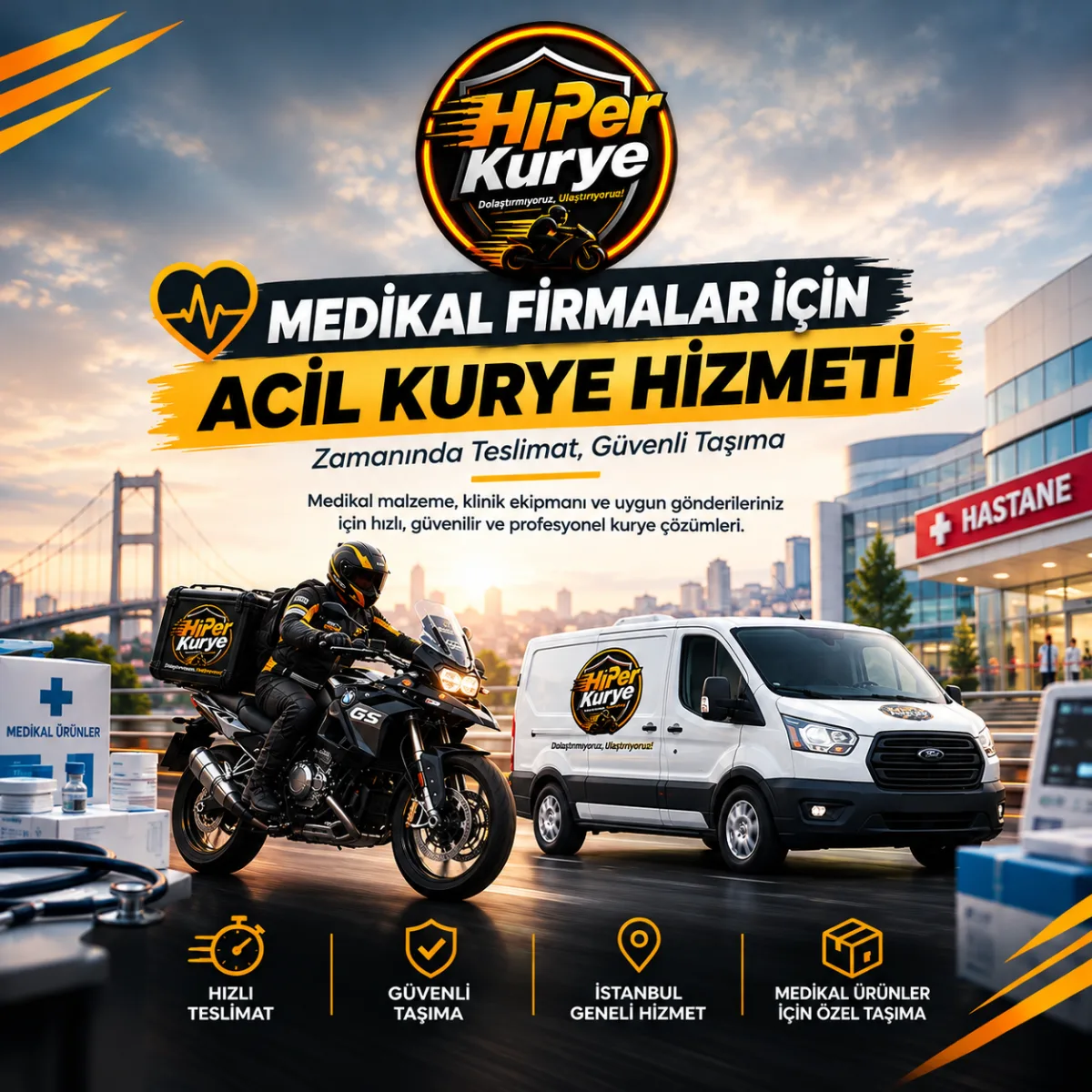 Medikal Firmalar İçin Acil Kurye Hizmeti Nasıl Çalışır?