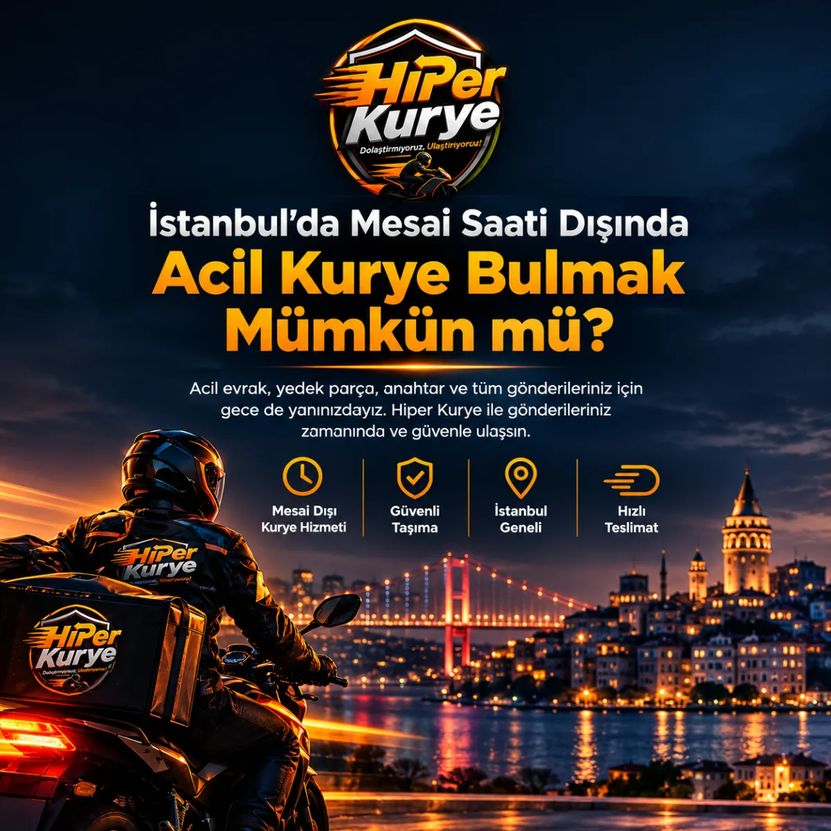 İstanbul da Mesai Saati Dışında Acil Kurye Bulmak Mümkün mü?