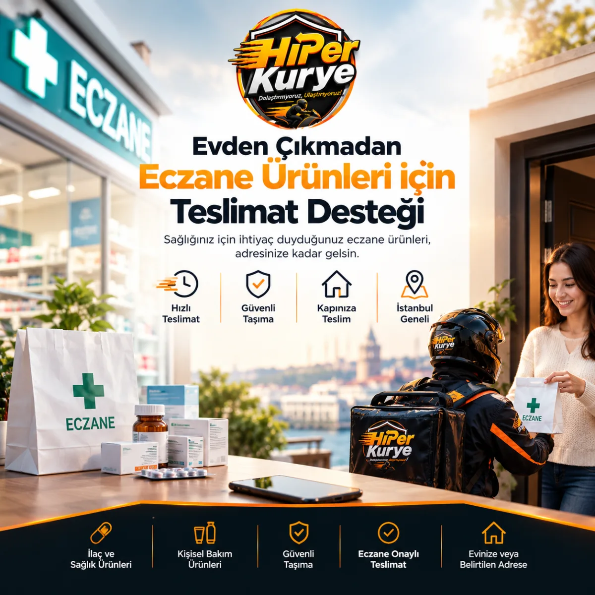 Evden Çıkmadan Eczane Ürünleri İçin Teslimat Desteği Nasıl Alınır?
