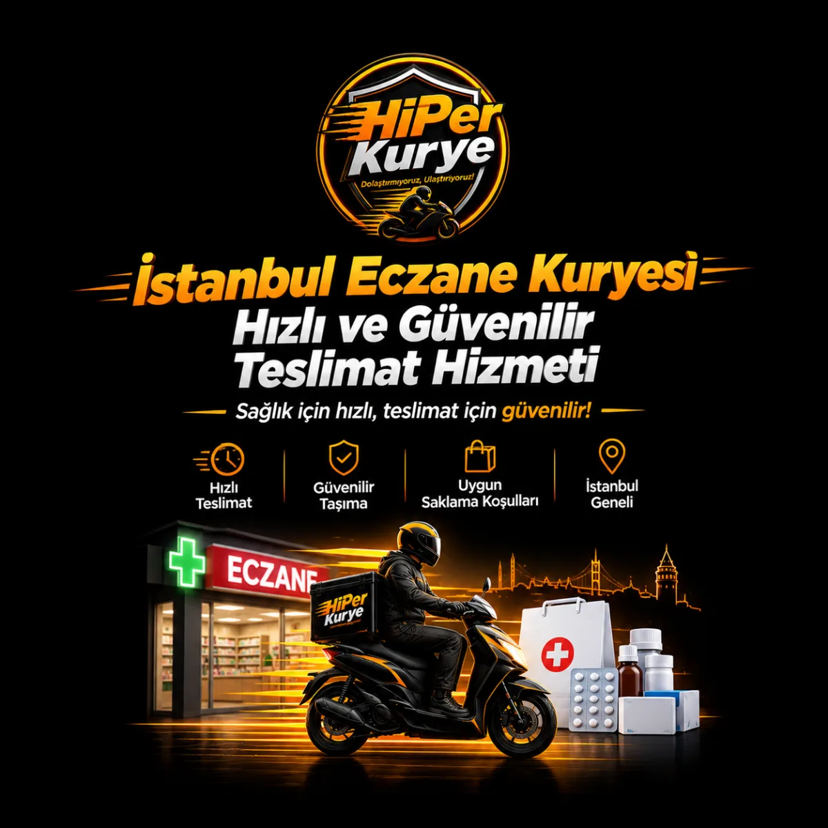 İstanbul Eczane Kuryesi ile Hızlı ve Güvenilir Teslimat Hizmeti