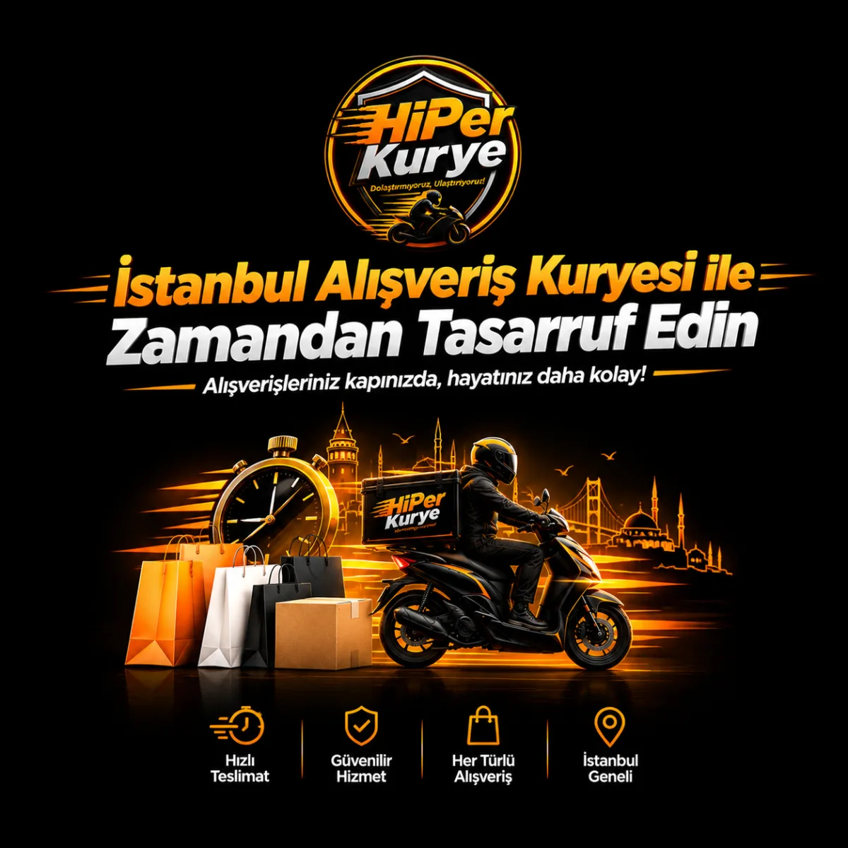 İstanbul Alışveriş Kuryesi ile Zamandan Tasarruf Edin